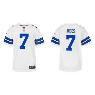 Youth Dallas Cowboys Trevon Diggs #7 White Game Jersey