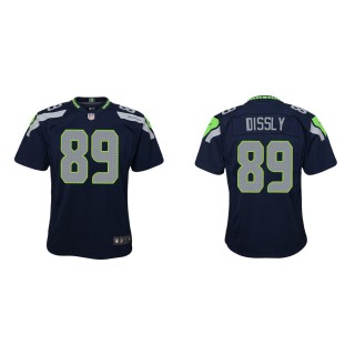 Youth Seattle Seahawks Will Dissly #89 College Navy Game Jersey