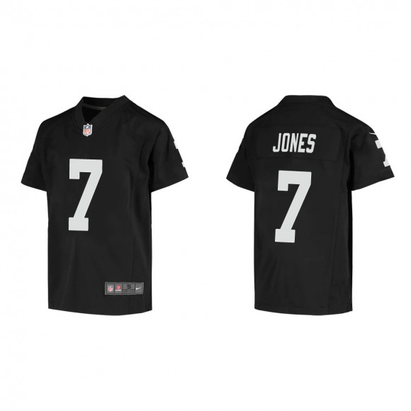 Youth Las Vegas Raiders Zay Jones #7 Black Game Jersey
