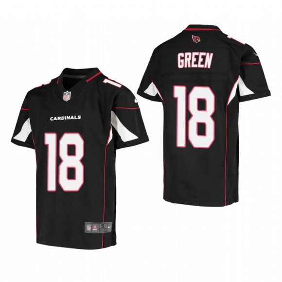 Youth Arizona Cardinals A.J. Green Game Jersey - Black