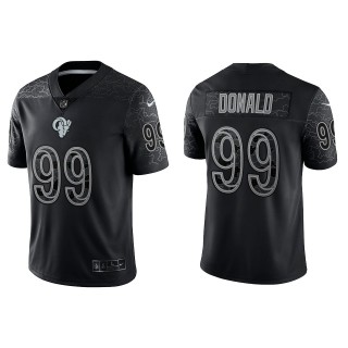 Aaron Donald Los Angeles Rams Black Reflective Limited Jersey