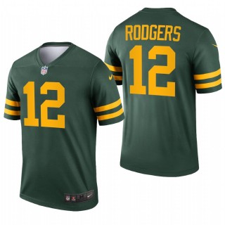 Packers Aaron Rodgers Throwback Green Legend Jersey