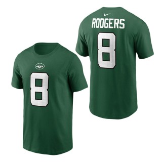 Aaron Rodgers Green Name Number T-Shirt