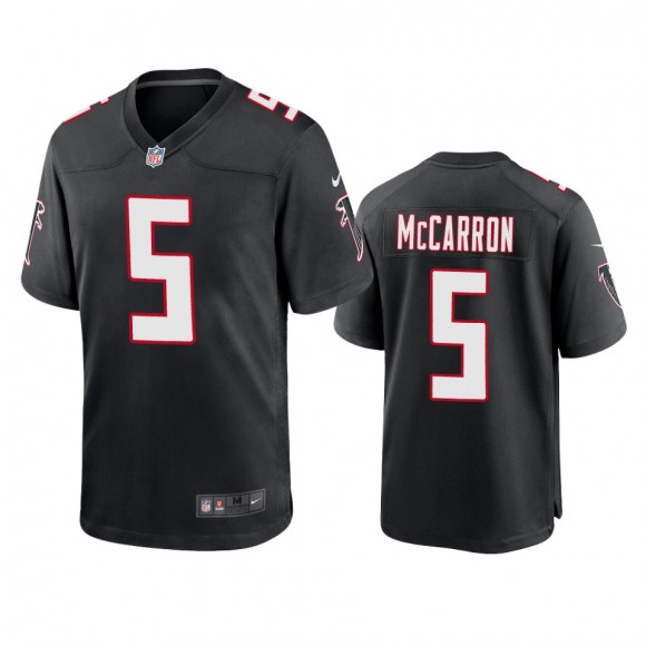 Atlanta Falcons AJ McCarron Black Throwback Game Jersey