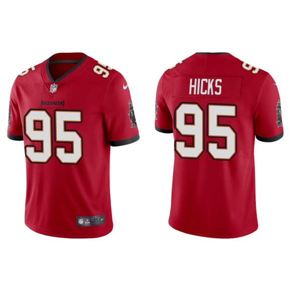 Men's Tampa Bay Buccaneers Akiem Hicks Red Vapor Limited Jersey