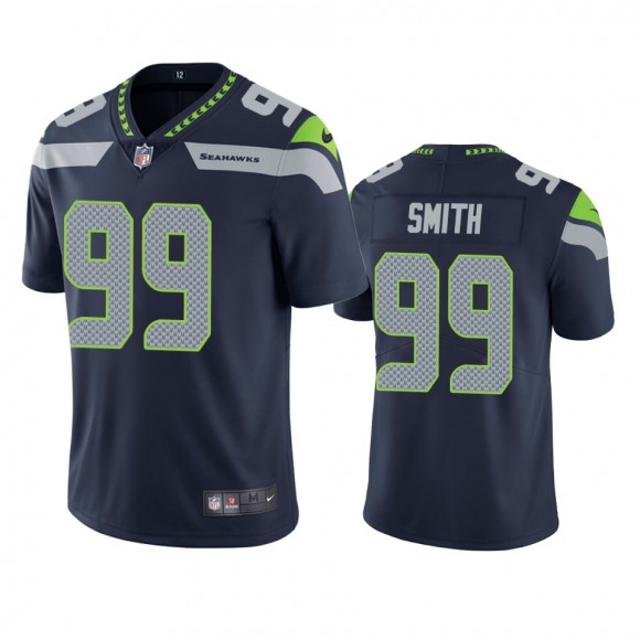 Aldon Smith Seattle Seahawks Navy Vapor Limited Jersey