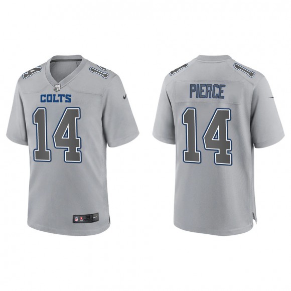 Alec Pierce Men's Indianapolis Colts Gray Atmosphere Fashion Game Jersey