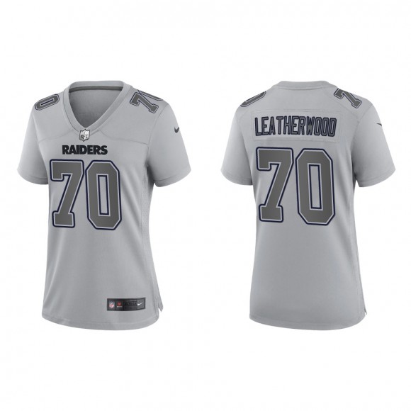 Alex Leatherwood Women's Las Vegas Raiders Gray Atmosphere Fashion Game Jersey