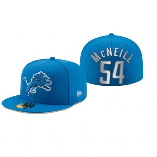 Detroit Lions Alim McNeill Blue Omaha 59FIFTY Fitted Hat