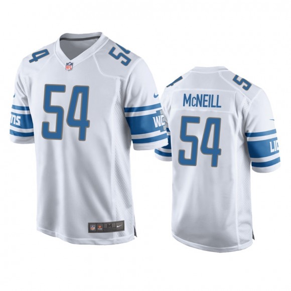 Detroit Lions Alim McNeill White Game Jersey