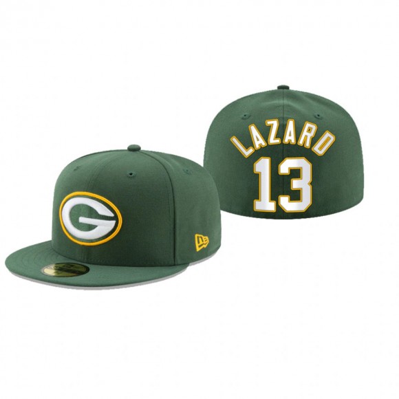 Green Bay Packers Allen Lazard Green Omaha 59FIFTY Fitted Hat