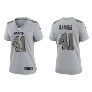 Alvin Kamara Women's New Orleans Saints Gray Atmosphere Fashion Game Jersey