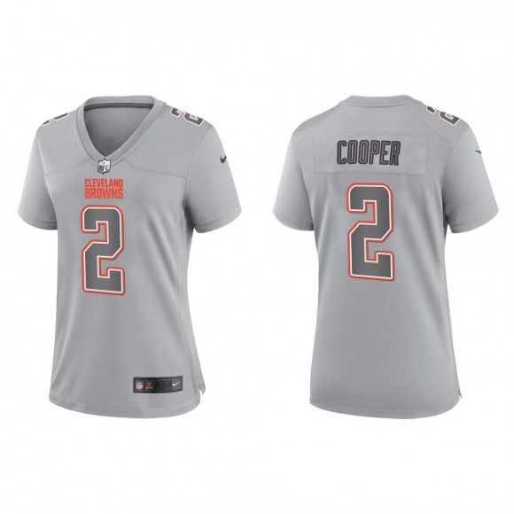 Amari Cooper Women's Cleveland Browns Gray Atmosphere Fashion Game Jersey