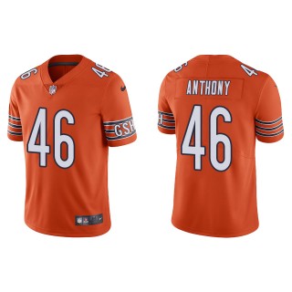 Men's Chicago Bears Andre Anthony Orange Vapor Limited Jersey