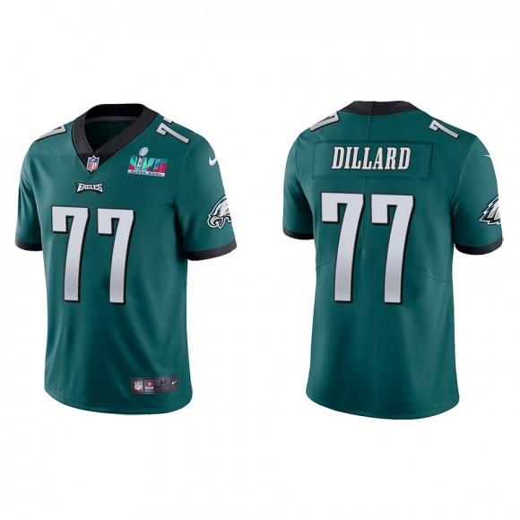 Andre Dillard Men's Philadelphia Eagles Super Bowl LVII Green Vapor Limited Jersey