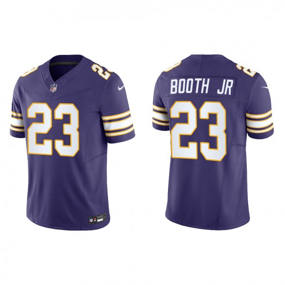 Andrew Booth Jr. Minnesota Vikings Purple Classic Vapor F.U.S.E. Limited Jersey