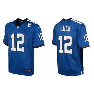 Andrew Luck Youth Indianapolis Colts Royal Indiana Nights Game Jersey