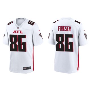 Men's Atlanta Falcons Anthony Firkser White Game Jersey