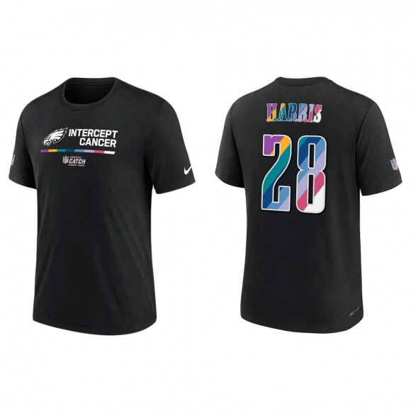 Anthony Harris Philadelphia Eagles Black 2022 NFL Crucial Catch Performance T-Shirt