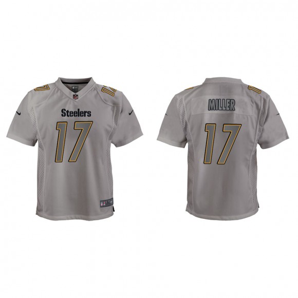 Anthony Miller Youth Pittsburgh Steelers Gray Atmosphere Game Jersey