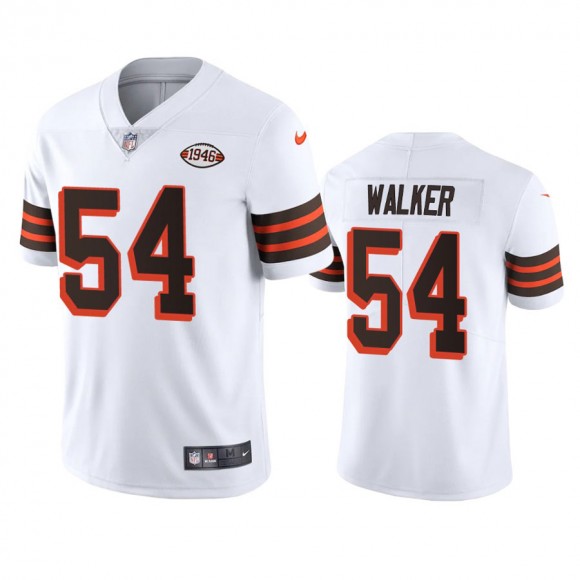 Cleveland Browns Anthony Walker White 1946 Collection Alternate Vapor Limited Jersey - Men's