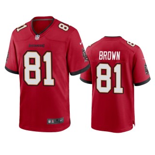 Tampa Bay Buccaneers Antonio Brown Red Game Jersey