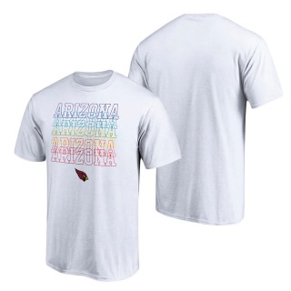 Men's Arizona Cardinals Fanatics Branded White City Pride T-Shirt