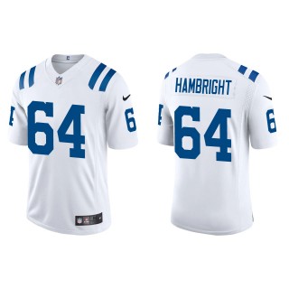 Men's Indianapolis Colts Arlington Hambright White Vapor Limited Jersey