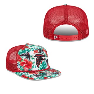 Atlanta Falcons White Botanical 9FIFTY Snapback Hat