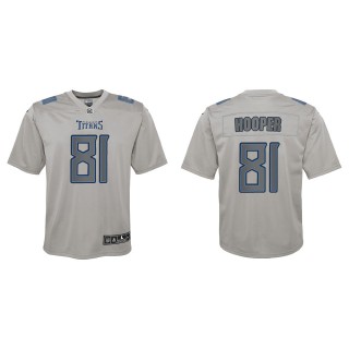 Austin Hooper Youth Tennessee Titans Gray Atmosphere Game Jersey