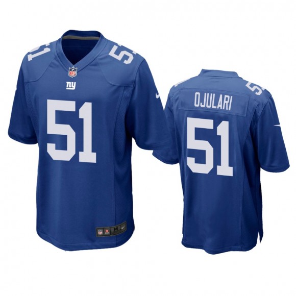 New York Giants Azeez Ojulari Royal Game Jersey