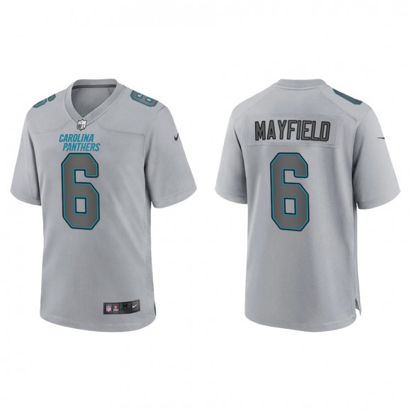 Baker Mayfield Carolina Panthers Gray Atmosphere Fashion Game Jersey