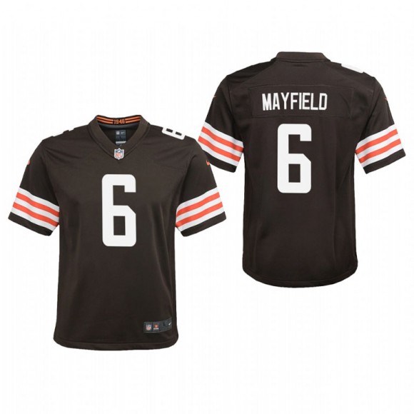 Youth Cleveland Browns Baker Mayfield Game Jersey - Brown