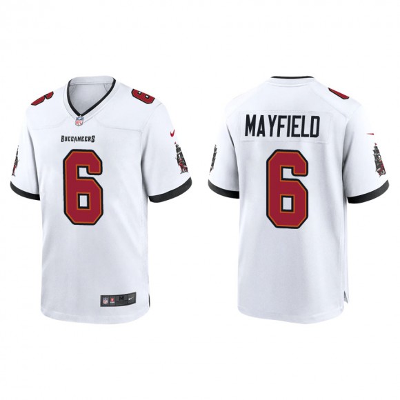 Men's Tampa Bay Buccaneers Baker Mayfield White Game Jersey