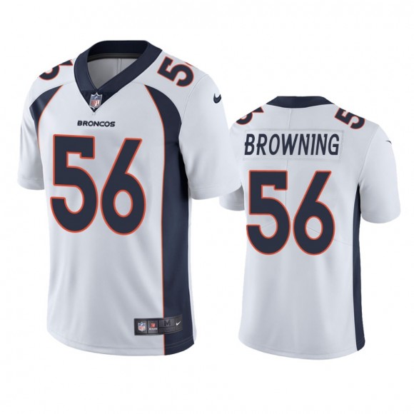 Baron Browning Denver Broncos White Vapor Limited Jersey