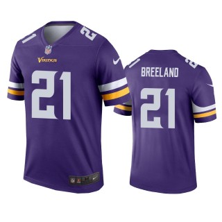 Minnesota Vikings Bashaud Breeland Purple Legend Jersey - Men's