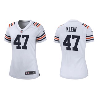 Women's Chicago Bears A.J. Klein White Classic Game Jersey