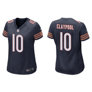 Women's Chicago Bears Chase Claypool Navy Game Jersey