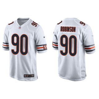 Dominique Robinson Bears White Game Jersey