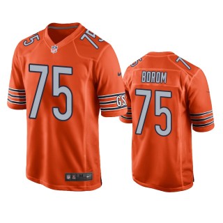Chicago Bears Larry Borom Orange Alternate Game Jersey