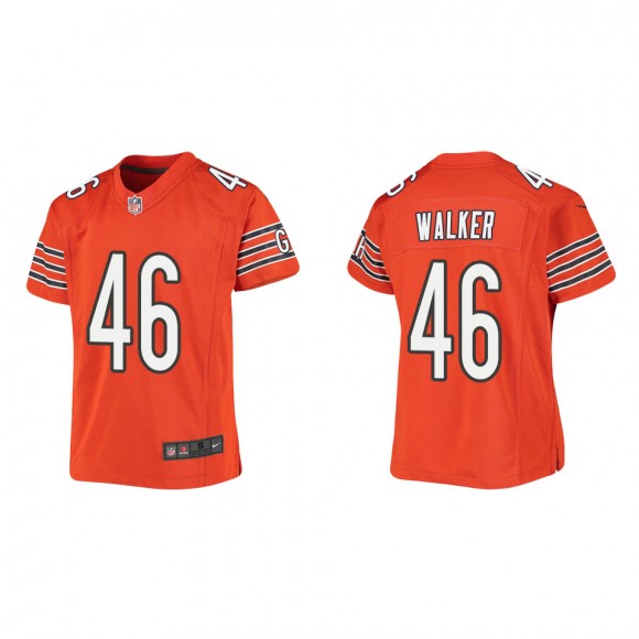 Youth Mykal Walker Bears Orange Game Jersey