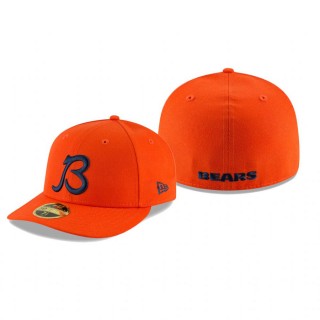 Chicago Bears Orange Omaha Alternate Logo Low Profile 59FIFTY Hat