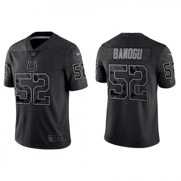 Ben Banogu Indianapolis Colts Black Reflective Limited Jersey