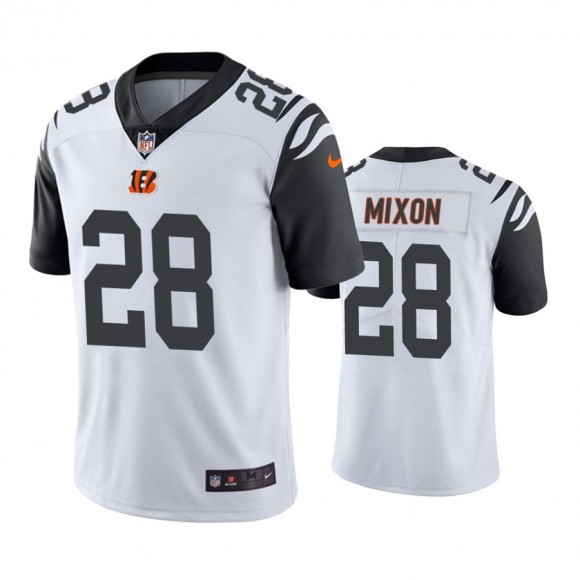 Cincinnati Bengals #28 Men's White Joe Mixon Color Rush Limited Jersey