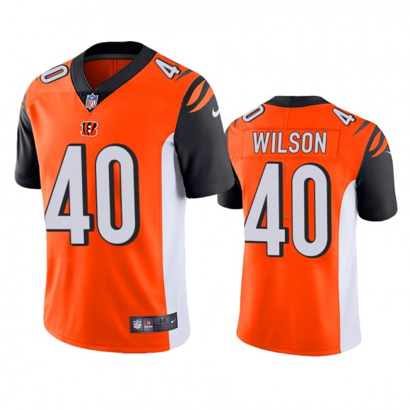 Brandon Wilson Cincinnati Bengals Orange Vapor Limited Jersey