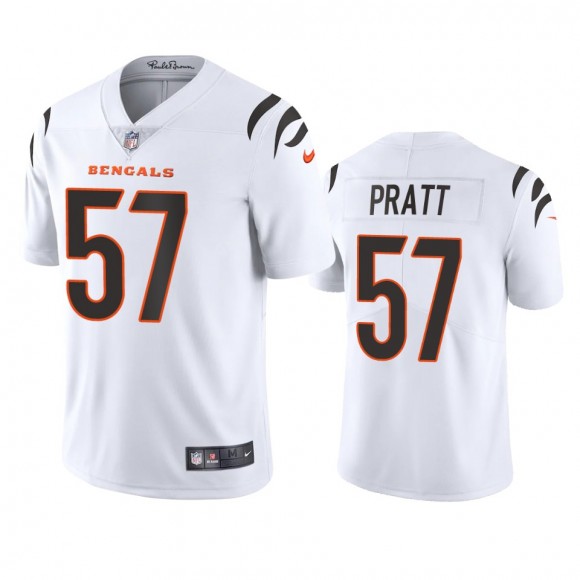 Cincinnati Bengals Germaine Pratt White 2021 Vapor Limited Jersey - Men's