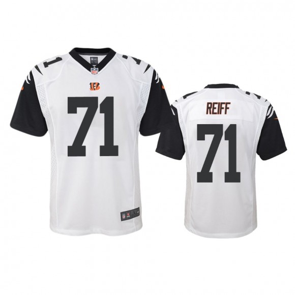 Cincinnati Bengals Riley Reiff White Color Rush Game Jersey