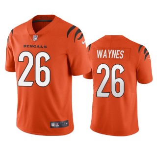 Cincinnati Bengals Trae Waynes Orange 2021 Vapor Limited Jersey - Men's