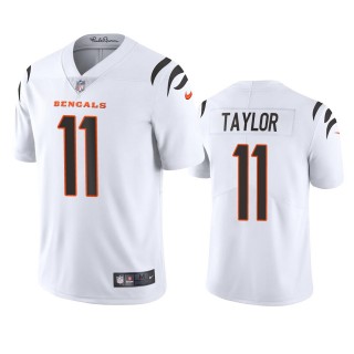 Cincinnati Bengals Trent Taylor White Vapor Limited Jersey