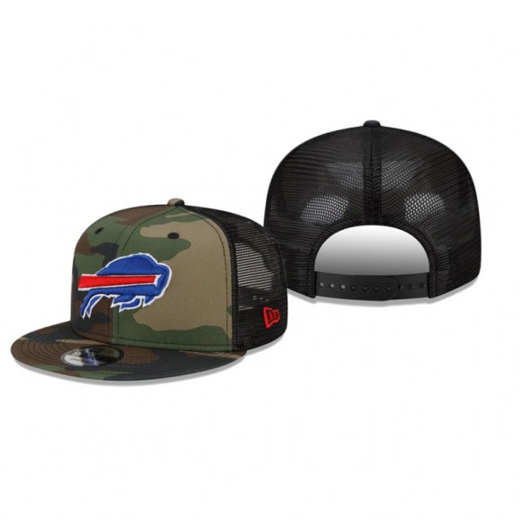 Buffalo Bills Camo Woodland Trucker 2.0 9FIFTY Snapback Hat